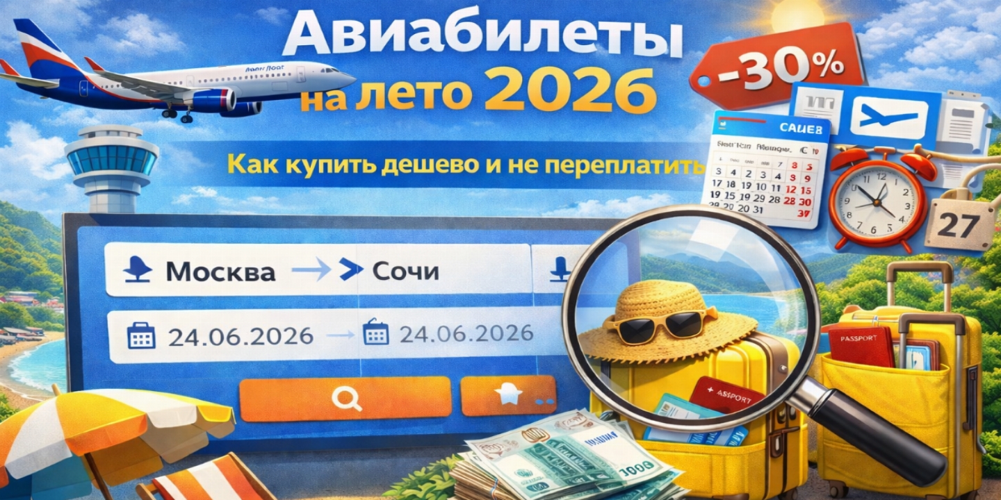 Авиабилеты летом: как избежать переплат и купить по выгодной цене