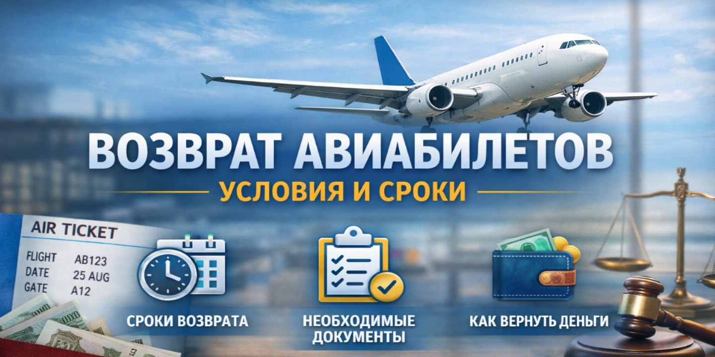 Как вернуть авиабилеты : условия и сроки