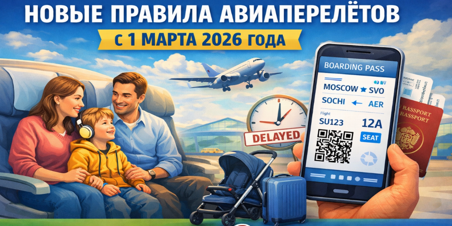 С 1 марта 2026 года: авиапассажиров ждут новые гарантии и цифровые возможности