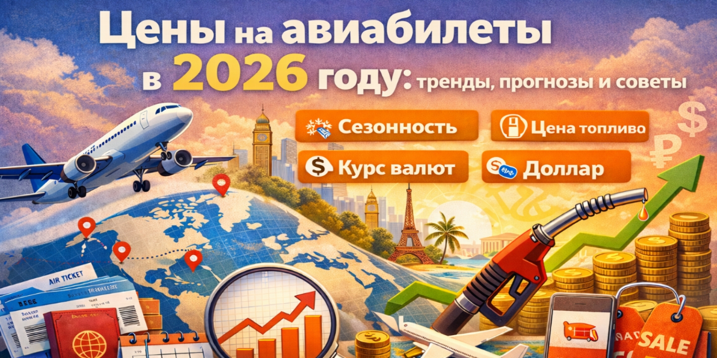 Что будет с ценами на авиабилеты в 2026 году: прогнозы, тренды и советы путешественникам