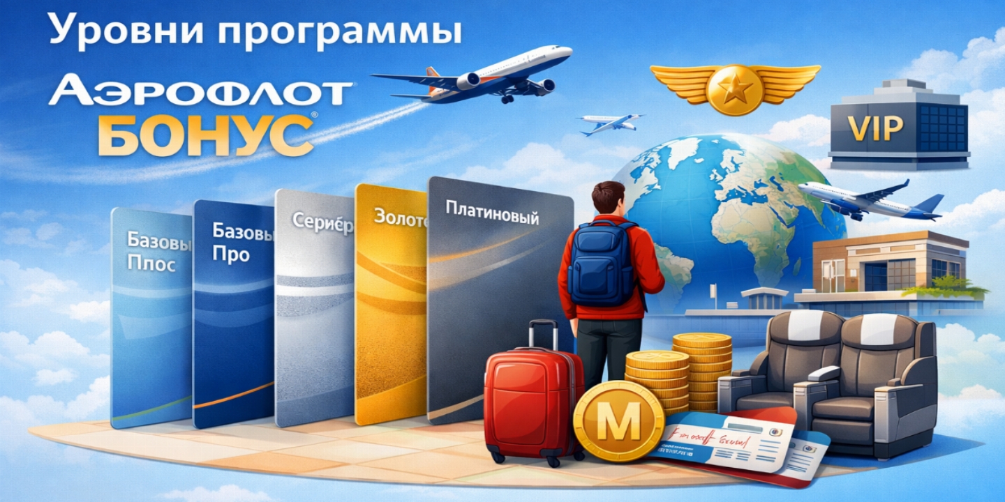 Аэрофлот Бонус: уровни программы и привилегии для участников