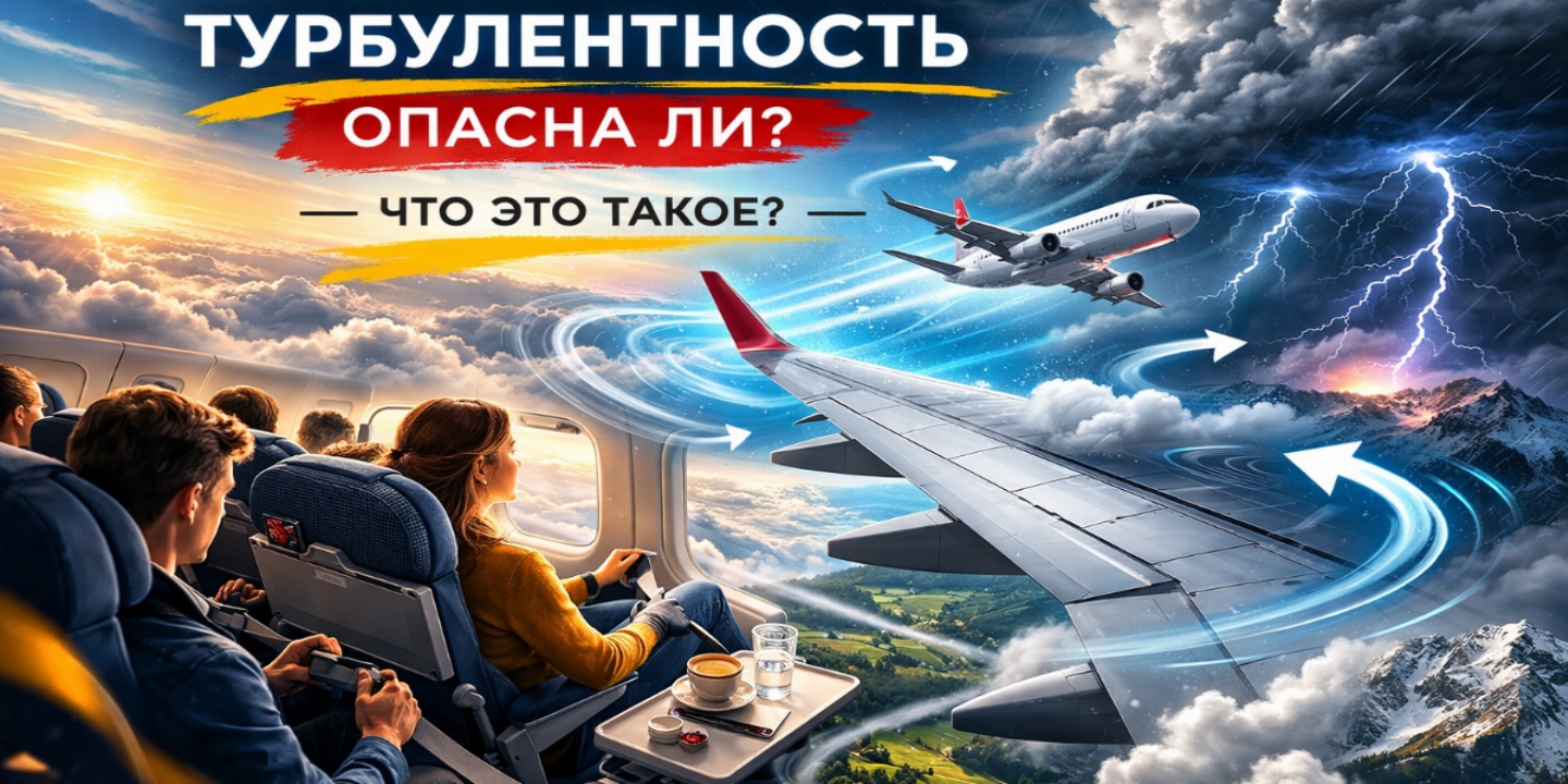 Турбулентность — опасна ли она на самом деле?