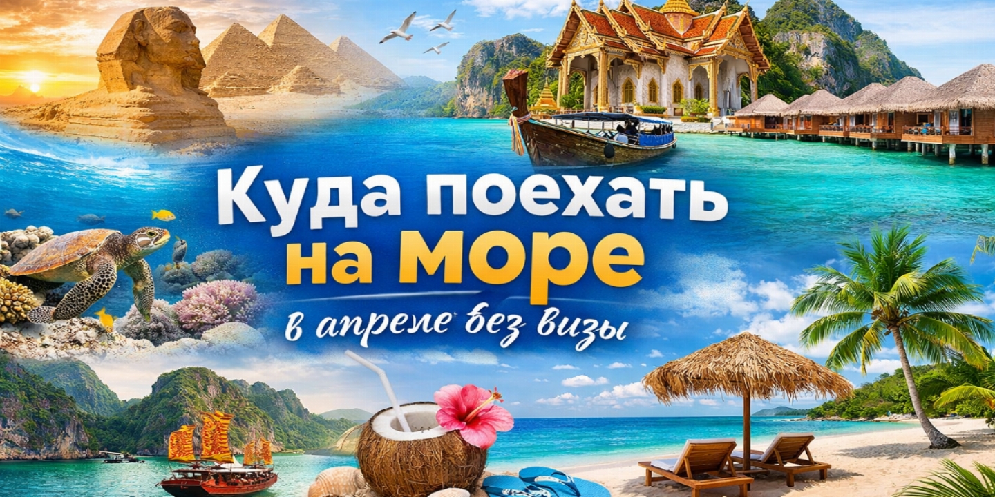Куда поехать на море в апреле без визы: лучшие направления для солнечного отдыха