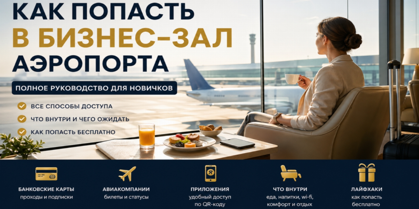 Бизнес-залы в аэропорту: как попасть и чего ожидать, если вы летите впервые