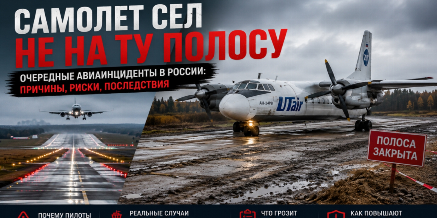 Промах по курсу: почему самолёты садятся «не туда» и чем это грозит