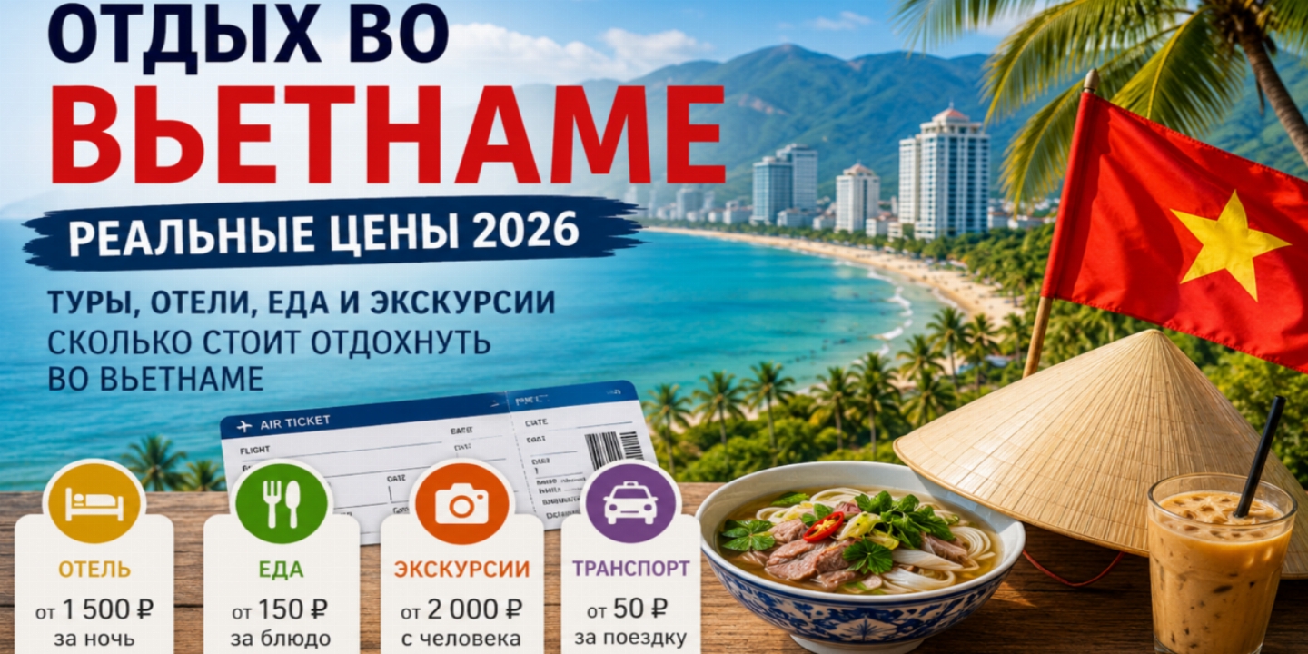 Во сколько сейчас обходится отдых во Вьетнаме — реальные цены 2026
