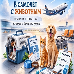 Перевозка животных в самолете Аэрофлот