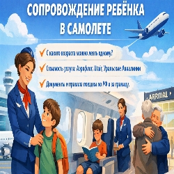 Сопровождение ребенка в самолете: правила, возраст, стоимость и документы