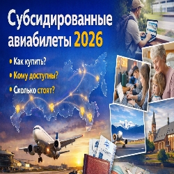 Субсидированные авиабилеты на 2026 год: кому доступны и как сэкономить на перелётах по России