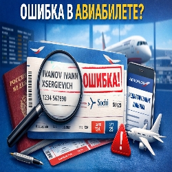 Ошибка в авиабилете «Аэрофлот»: что делать и как исправить данные