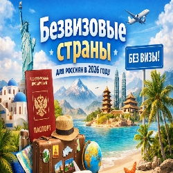Безвизовые страны для россиян в 2026 году