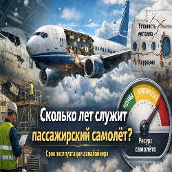 Сколько лет может летать пассажирский самолёт: пределы ресурса и реальные риски