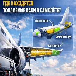 Куда исчезают десятки тонн топлива: где на самом деле спрятаны баки самолёта