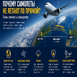 Почему самолеты не летают по прямой: тайны изогнутых маршрутов