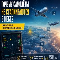 Почему самолёты не сталкиваются в небе: невидимая система безопасности