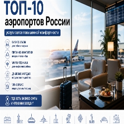 Топ-10 аэропортов России с бизнес-залами: где ждать рейс с комфортом