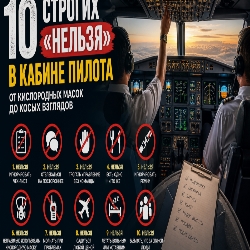 10 строгих «нельзя» в кабине пилота: правила, которые не обсуждаются