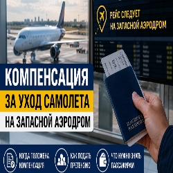 Россиянам объяснили, когда можно получить компенсацию за уход самолета на запасной аэродром