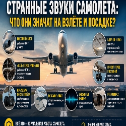 Почему самолёт воет, гремит и «лает»: какие звуки на взлёте — это норма, а не повод паниковать