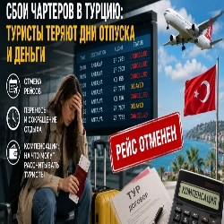 Туристы рискуют потерять часть отпуска: сбои чартеров в Турцию сорвали июньские туры