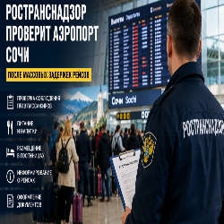 Ространснадзор проверит аэропорт Сочи после массовых задержек и отмен рейсов