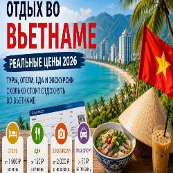 Во сколько сейчас обходится отдых во Вьетнаме — реальные цены 2026