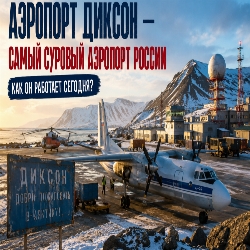 Самый суровый аэропорт России: как сегодня работает воздушная гавань Диксона на краю Арктики