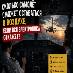 Если в самолёте полностью исчезнет электричество: сколько он сможет продержаться в воздухе и сможет ли приземлиться?