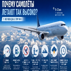 Почему самолёты летают на высоте 10 километров: 7 причин, о которых пассажиры редко задумываются